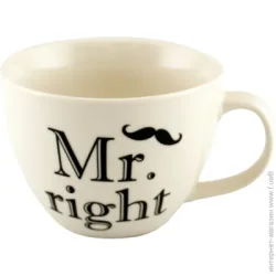 Чашка Keramia Чашка Mr. right 520 мл 21-279-083 - порцеляна