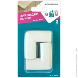 Детская безопасность защита углов МВМ Kids Защита на углы BS-01 white