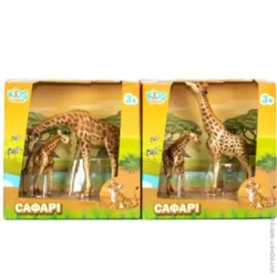 Kids Team Фигурка животного Сафари семейства жирафов в ассортименте Q9899-L30