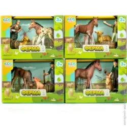 Набор фигурок Kids Team Набор игрушек Животные Ферма в ассортименте Q9899-T1