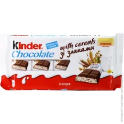 Kinder Шоколад Кантрі зі злаками 4х23,5 г (8000500167656)