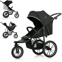 Коляска прогулянкова Kinderkraft Helsi 2 Black (KSHELS02BLK0000)