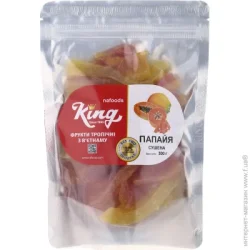 Сухофрукти King Папайя палички без цукру 300 г