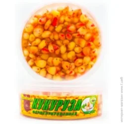 Набір King Fish Кукурудза ферментована 150 мл часник наживка жовта
