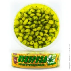 Набір King Fish Кукурудза ферментована 150 мл коноплі наживка жовта