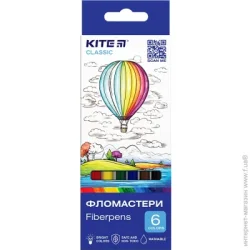 Kite Фломастери 6 шт. Classic K-446