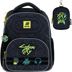 Рюкзак школьный Kite Рюкзак каркасный Education Cyber K25-556M-2 для мальчиков , для младших классов