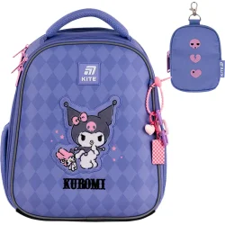 Рюкзак шкільний Kite Рюкзак каркасний Education Kuromi HK25-555S-2 для дівчат , для початкової школи