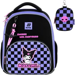 Рюкзак шкільний Kite Рюкзак каркасний Education Kuromi HK25-556M