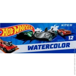 Kite Краски акварельные Hot Wheels 12 цветов