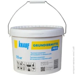 Knauf Грунтовка адгезионная GRUNDIERMITTEL PRO (для поглощающих оснований) 10 кг