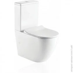 Унитаз напольный Koller Pool ROUND с сиденьем Soft Close (RN-0665-RC-C)