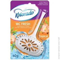 Средство для унитаза Kolorado Туалетный блок Fresh Тропический 40 г