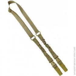 Оружейный ремень Kombat Uk Ремень для оружия двухточечный UK Double Point Bungee Sling Койот (1000-kb-dpbscoy)