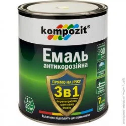 Kompozit Емаль антикорозійна 3 в 1 жовтий шовковистий мат 2,7 кг