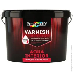 Kompozit Лак інтер'єрний Aqua Interior шовковистий мат 2,5л