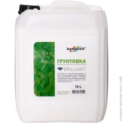 Ґрунтівка Kompozit Грунтовка глибокопроникаюча Brilliant 10 л