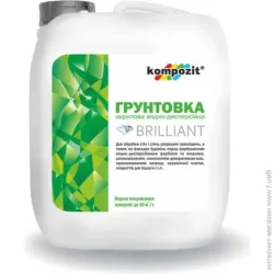 Ґрунтівка Kompozit Грунтовка глибокопроникаюча Brilliant 1 л