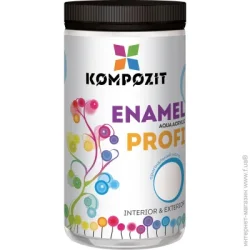Kompozit Эмаль акриловая Profi белый шелковистый мат 0,3л