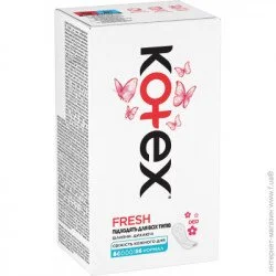Ежедневные прокладки Kotex Прокладки ежедневные Deo normal 56 шт.
