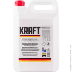 Антифриз концентрат Kraft G12/G12+ -80° 5л червоний 5 л