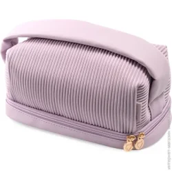 Krago Косметичка гофра фиолетовая 14х10х26 см