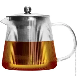 Прозорий чайник заварювальний 1.2 л скло Krauff Чайник заварювальний 1200 мл 26-289-006