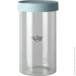 Емкость Krauff Банка для сыпучих Stapel 1150 мл с силиконовой крышкой 31-289-008