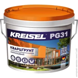 Ґрунтівка Kreisel Ґрунтувальна фарба адгезійна Кварцгрунт акриловий PG31 5 л