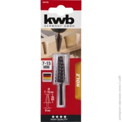 Шлифовальная фреза 15 мм для дерево KWB Фреза бор по дереву коническая 15х35 мм 4947-00