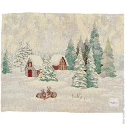 La Nuit Салфетка декоративная Снежок 35x45 см