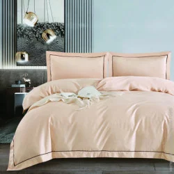 Комплект постельного белья La Nuit семейный розовый Комплект постельного белья семейный пудра