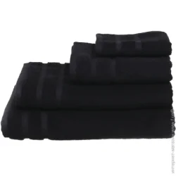 Рушник La Nuit Bamboo 30x50 см чорний
