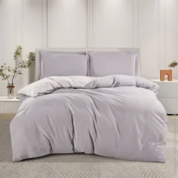 La Nuit Комплект постельного белья Cotton Brushed семейный серый