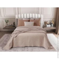 La Nuit Покрывало Elvas 260x230 см пудровый