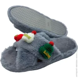 Домашні капці La Nuit Взуття домашнє Home Шапочки р.38/39 сірий