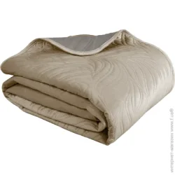 La Nuit Покривало Leaf 240x220 см бежевий