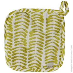 Прихватка кухонные наборы, прихватки, фартуки La Nuit Прихватка Oliva 20x20 см белый с рисунком