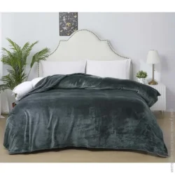 La Nuit Покрывало Plain 220x240 см синий