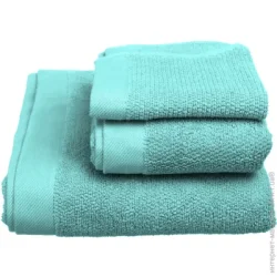 Рушник для ніг, для рук и обличчя La Nuit Rice Olive 30x30 см бірюзовий
