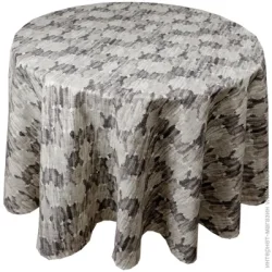 La Nuit Скатертина SAVAGE d200 бежевий з малюнком