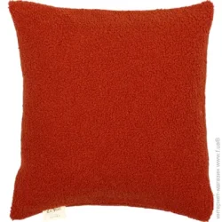 La Nuit Декоративна наволочка Teddy 45x45 см цегляний