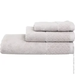 Полотенце для ног, для рук и лица, душевое (банное) La Nuit Velour Cells 70x140 см бежевый