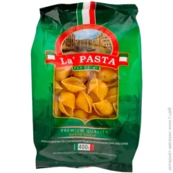 La Pasta Макароны фигурные короткие Черепашки Per Primi 4820211661205 400 г