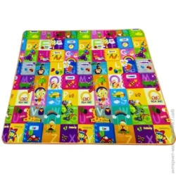 Развивающий коврик Lanor Коврик бэби мат Алфавит/Панда 200х180х1 см