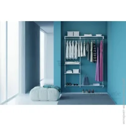 Larvij Гардеробная система комплект №2 Гардеробная 1 белый