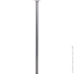 Larvij Мебельная ножка L61R80MS30 круглая d30x800 мм серебристая