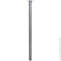 Larvij Мебельная ножка L61S70MS25 квадратная 25х25х700 мм серебристая