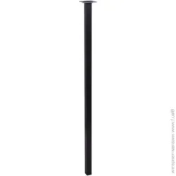 Larvij Мебельная ножка L61S80BL25 квадратная 25х25х800 мм черная