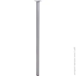 Larvij Мебельная ножка L61S80MS25 квадратная 25х25х800 мм серебристая